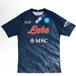Napoli 2023/2024 Third Jersey Mens Sz XL Football Soccer Shirt New Authentic EA7
